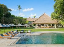 Villa Atas Ombak, View of Villa from the Pool